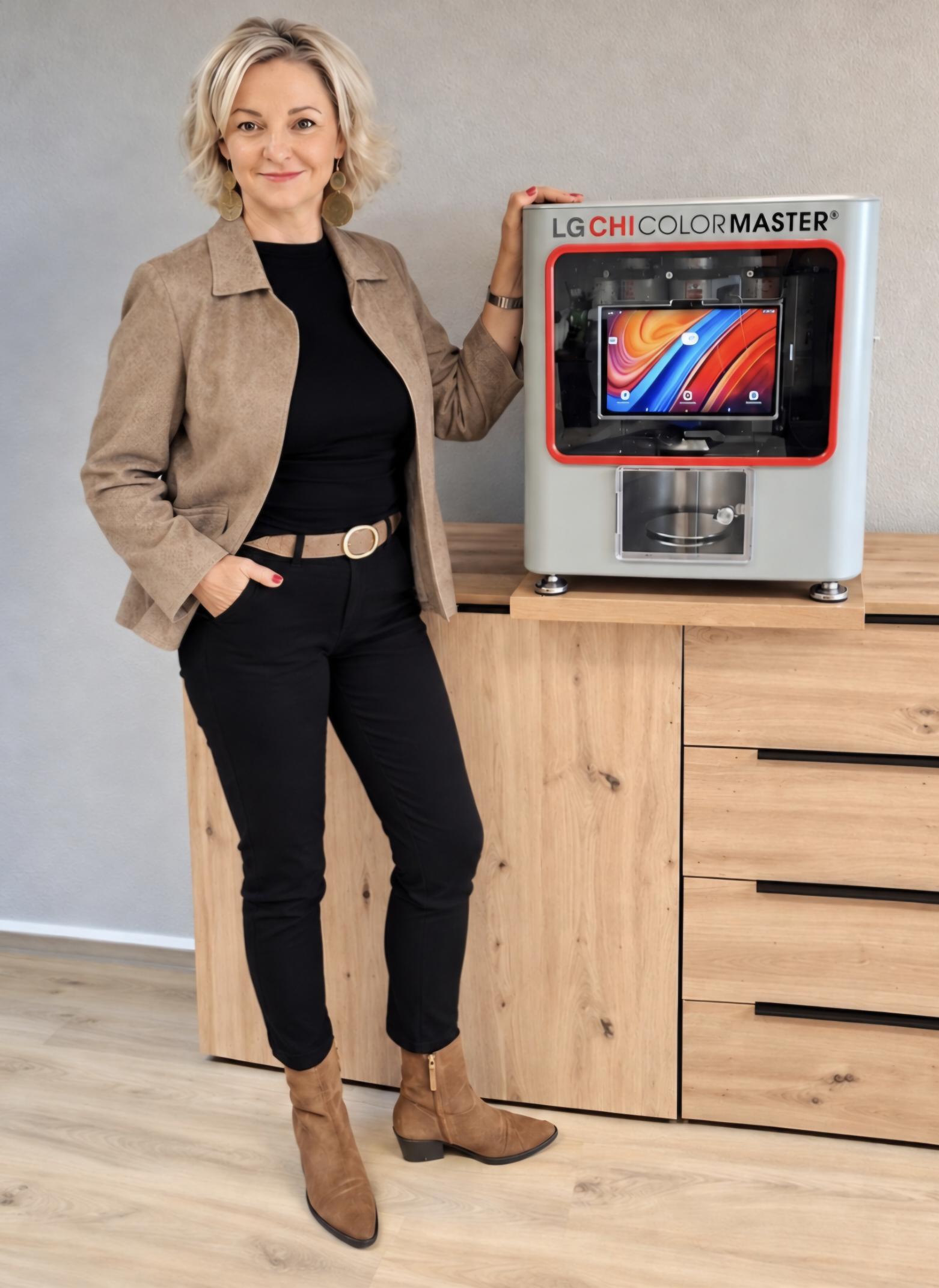Coiffeur in Baden Heidi Grabow mit Colormaster CHI